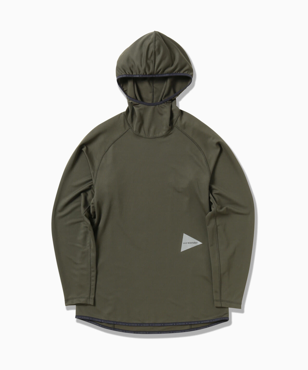 dry jersey LS hoodie - khaki