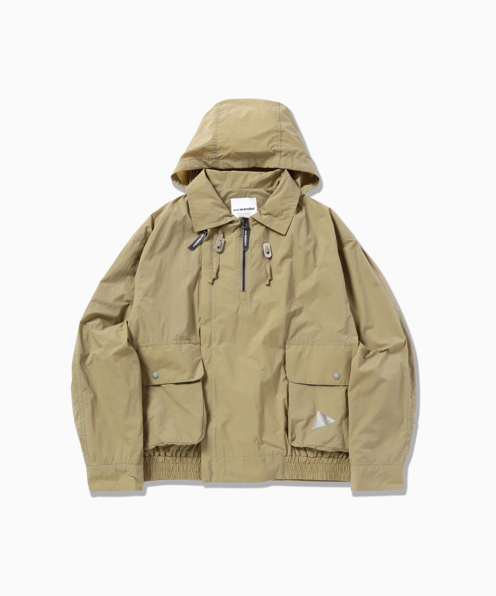 water repellent light jacket 2 - l.beige