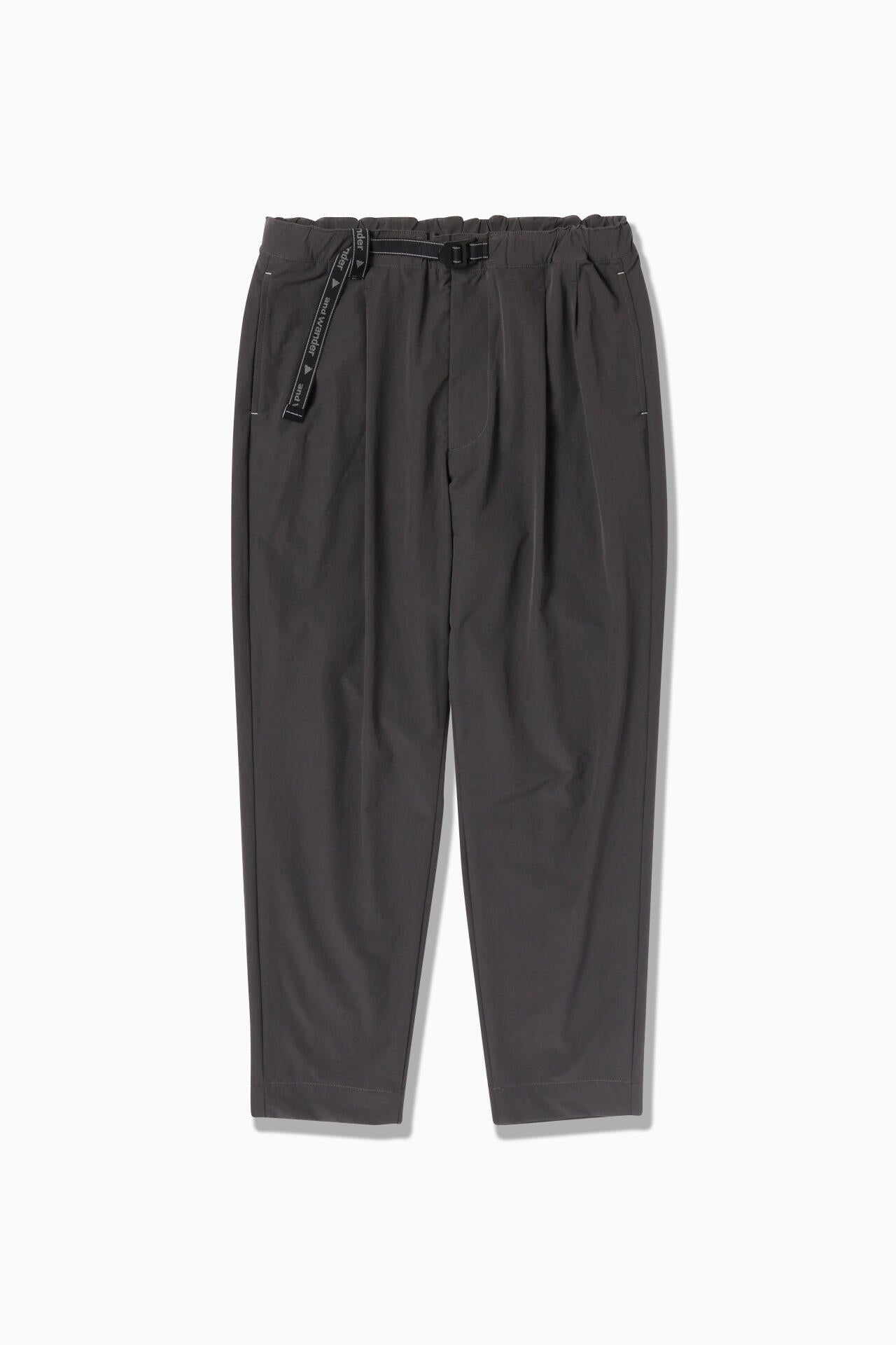 light w cloth pants - d.gray