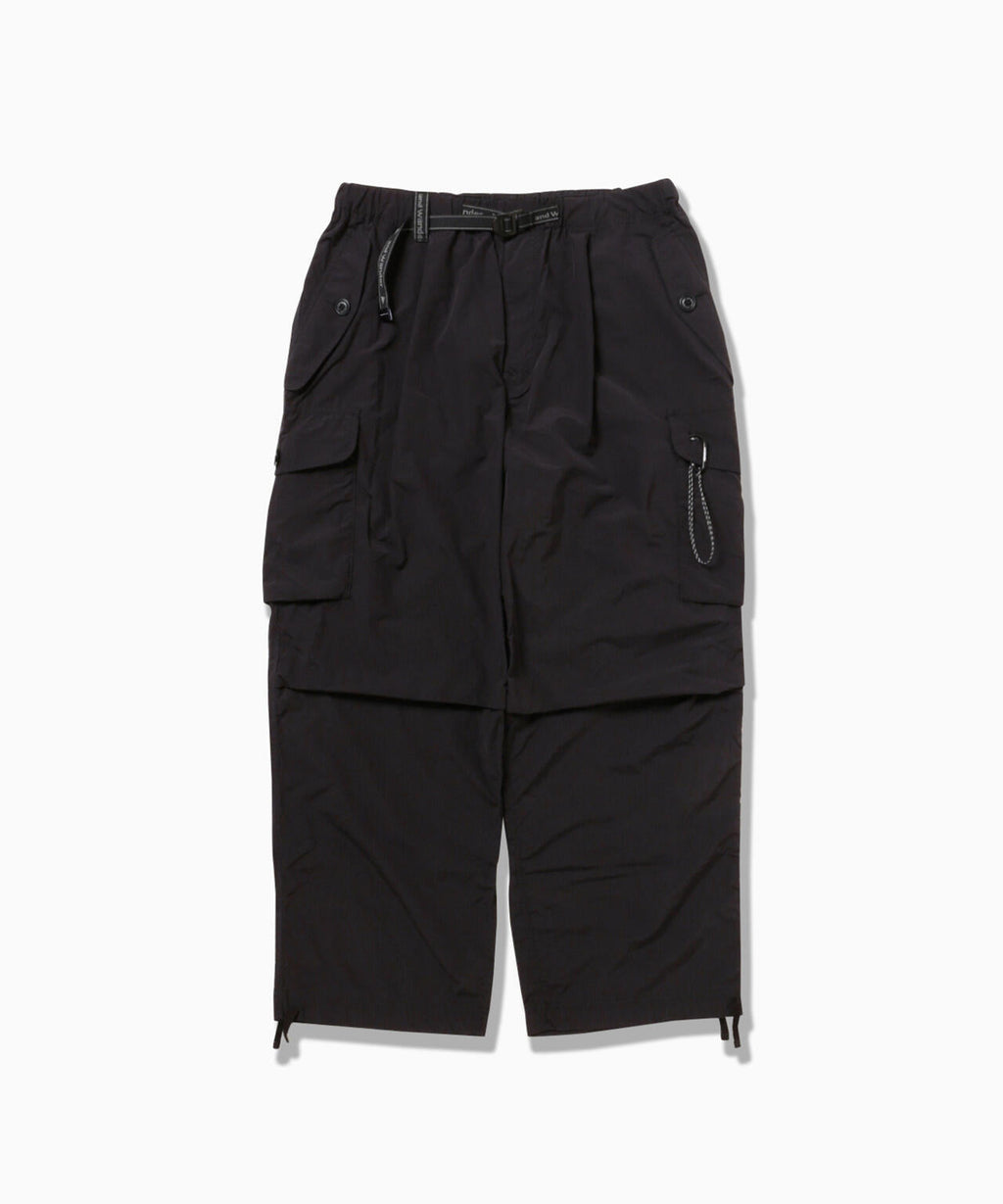 oversized cargo pants - black