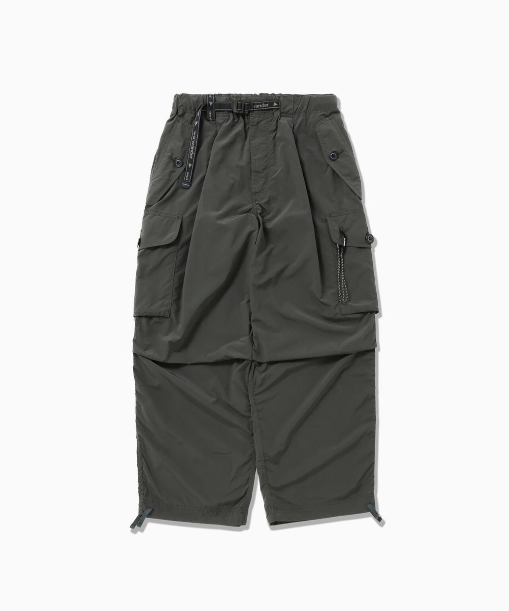 oversized cargo pants - charcoal