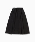 oversized cargo skirt (W) - black