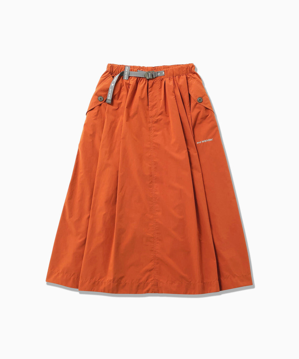 oversized cargo skirt (W) - red