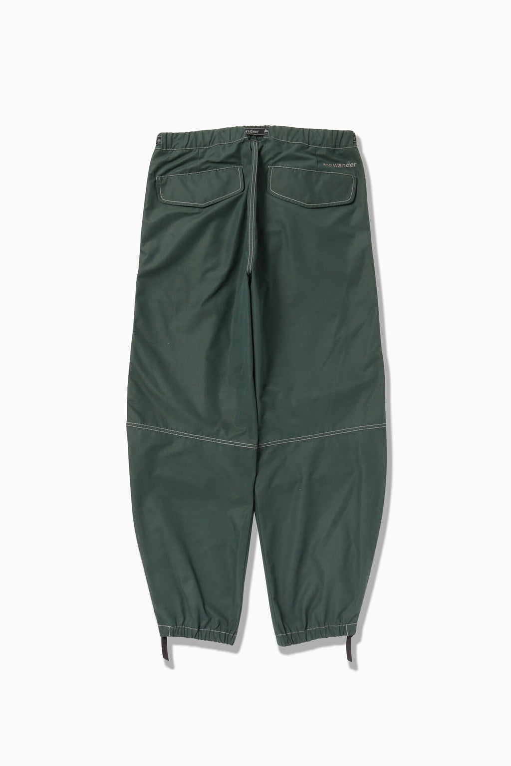high count cloth side zip hem pants