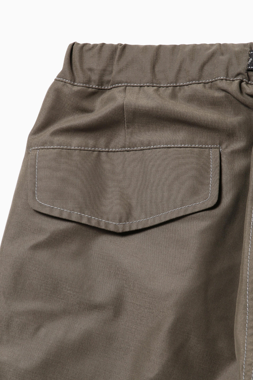 high count cloth side zip hem pants