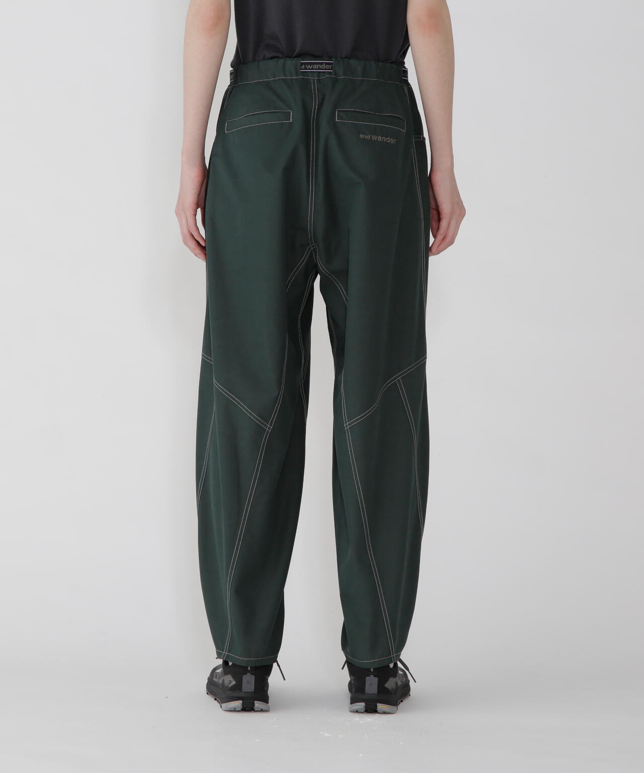 high count cloth wide pants