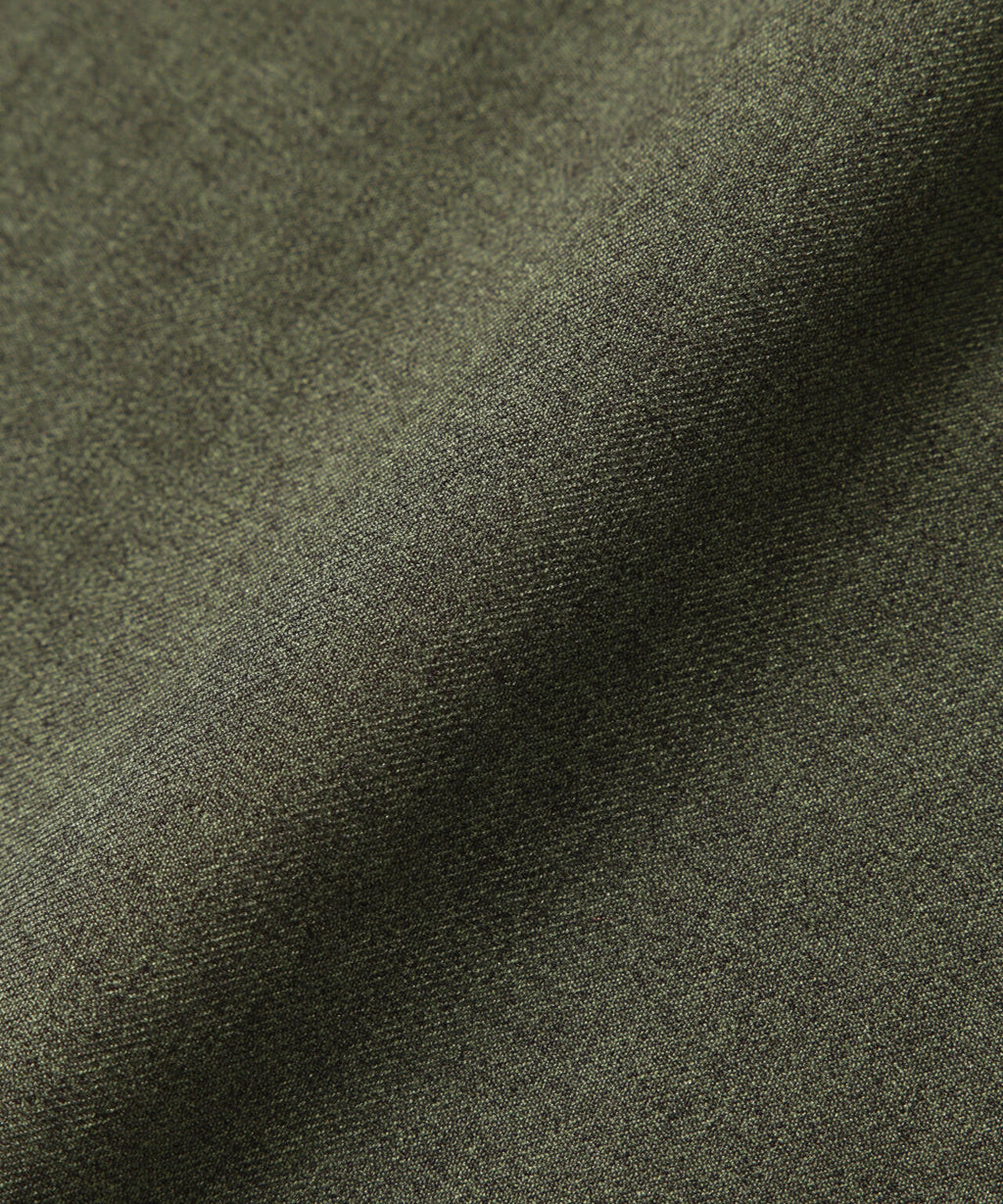 PE melange twill wide pants