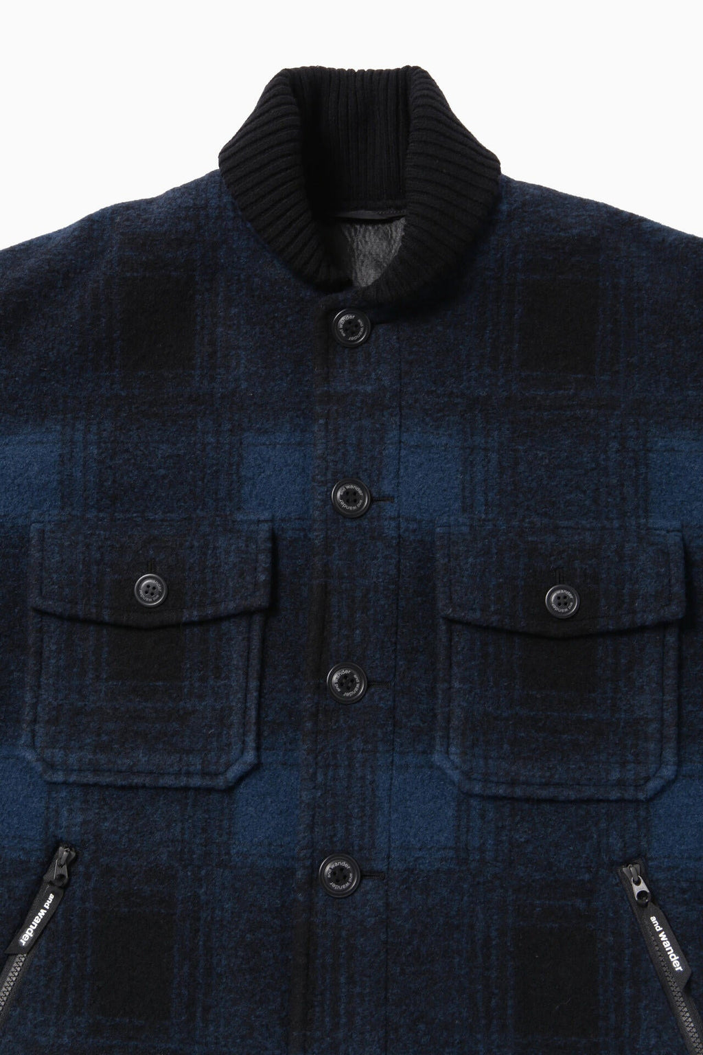 wool shaggy jacket long