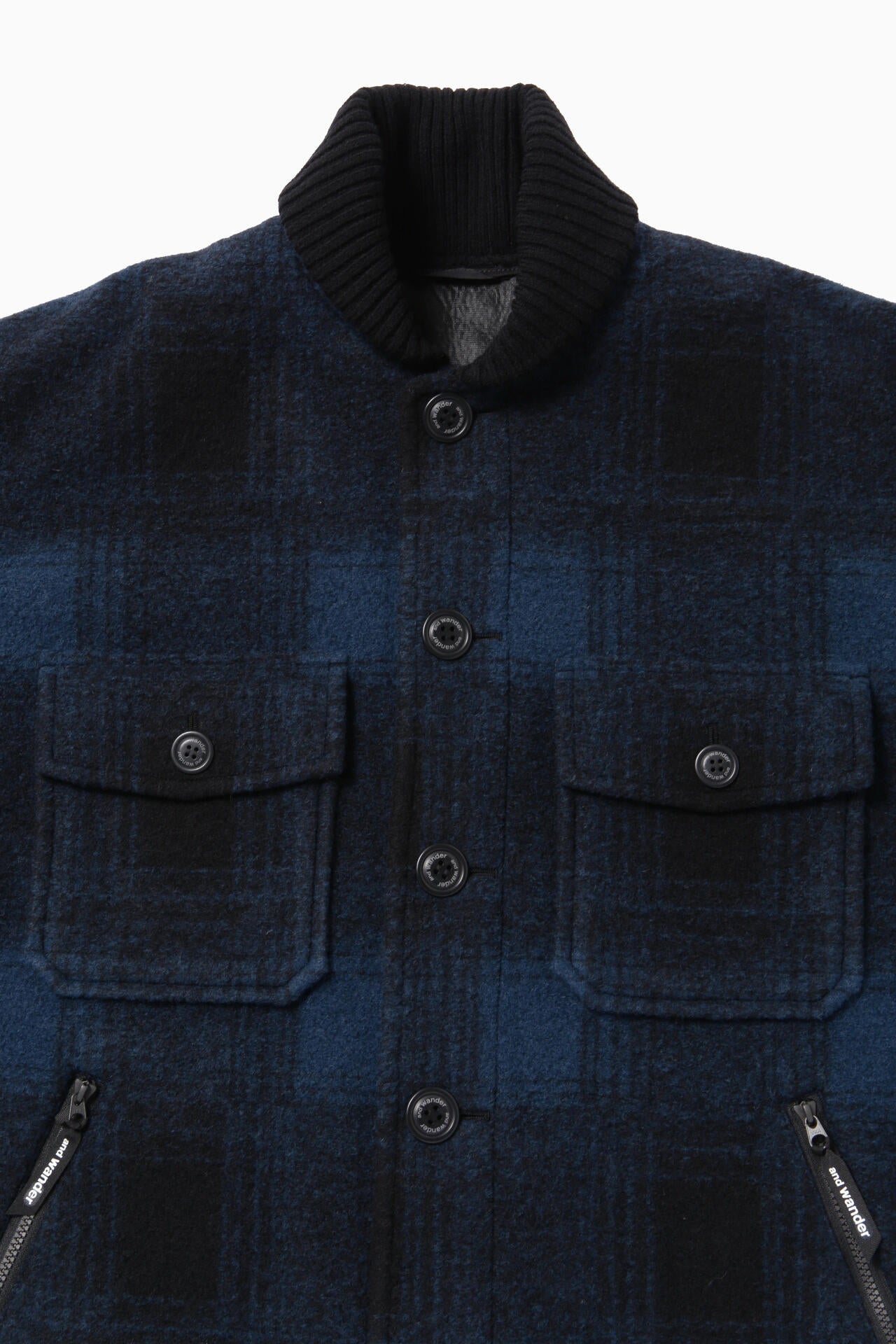 wool shaggy jacket long