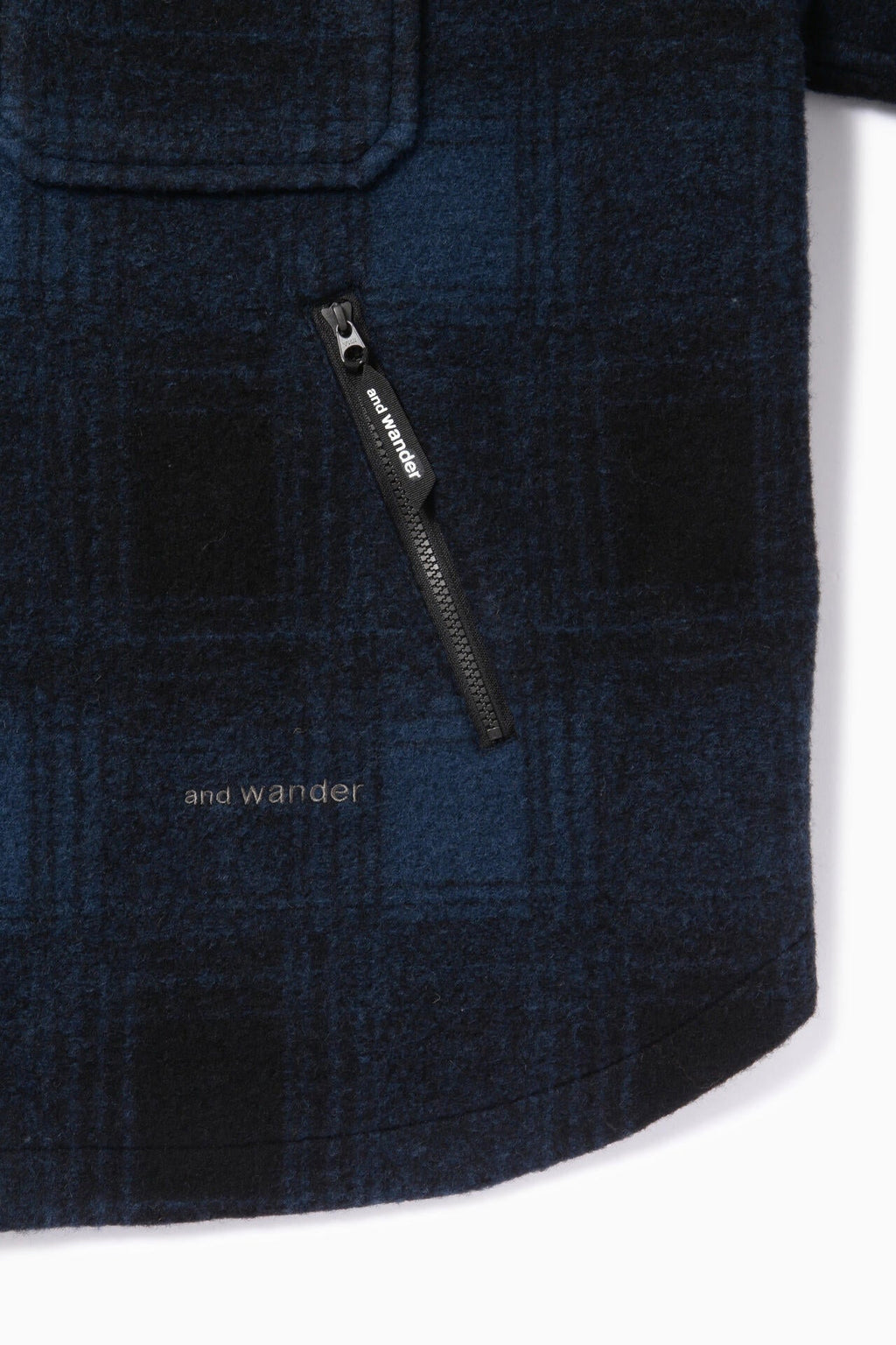 wool shaggy jacket long