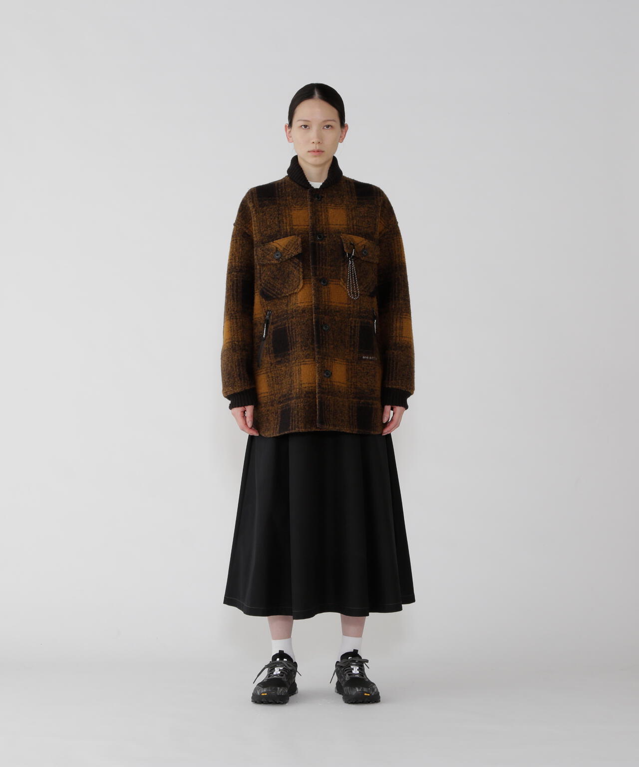 wool shaggy jacket long