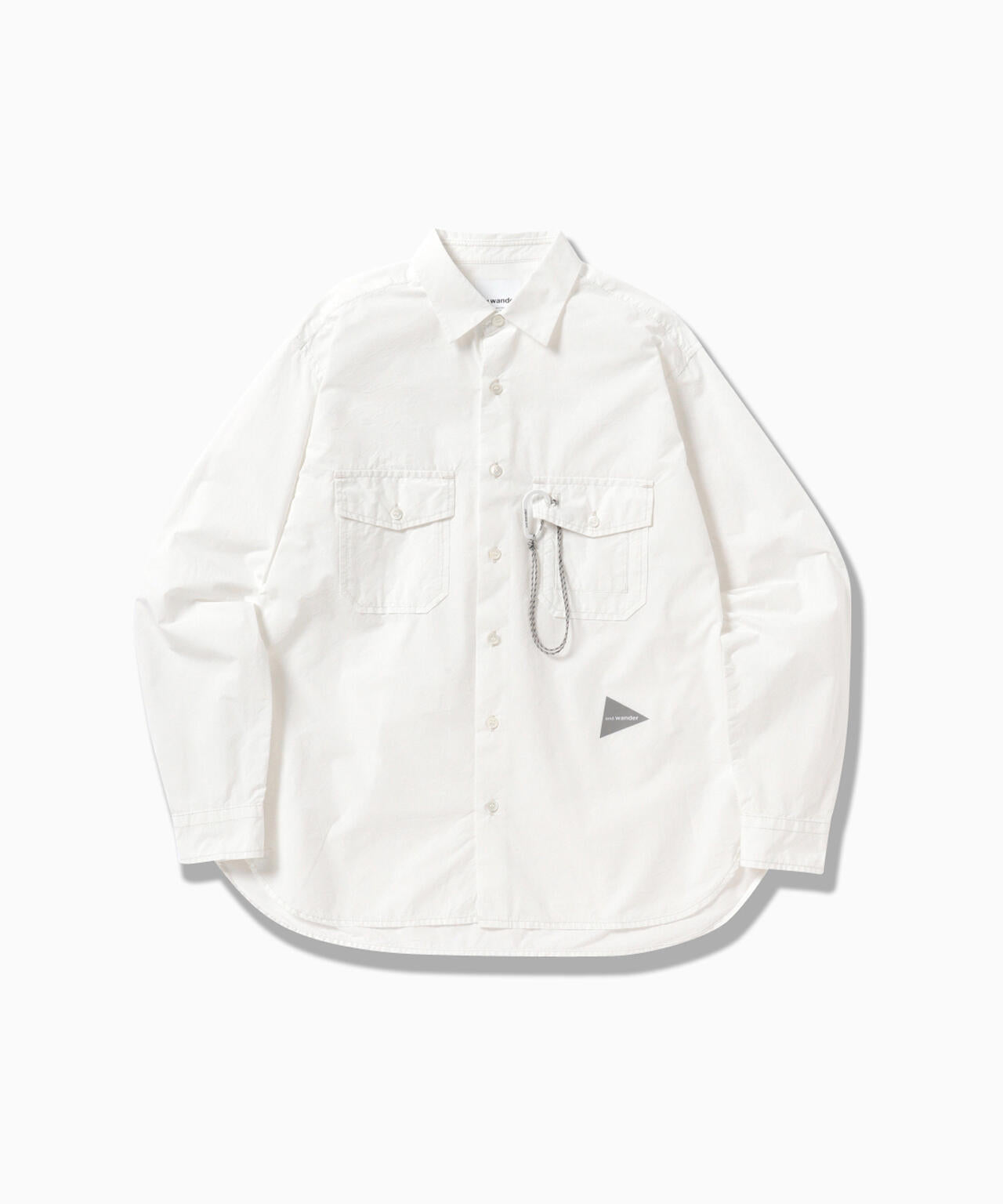 CORDURA typewriter LS shirt - white