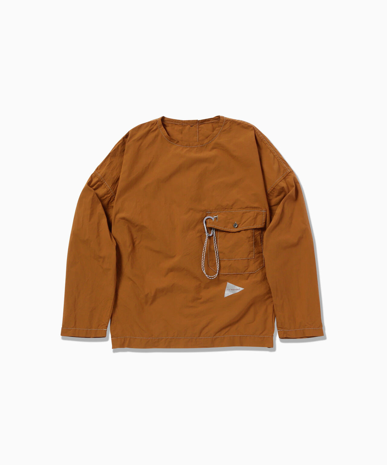 CORDURA typewriter LS pullover (W) - brown