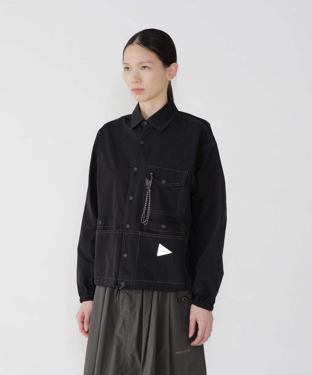 crinkled nylon shirts jacket