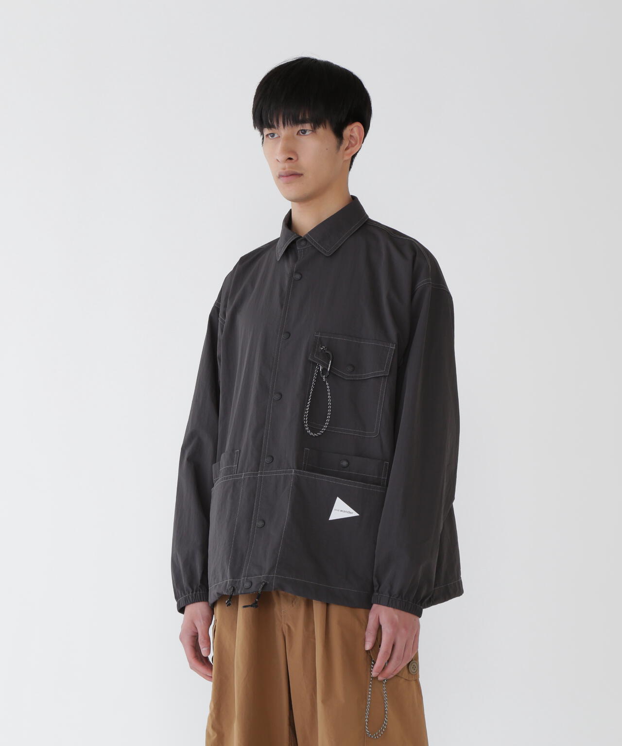 crinkled nylon shirts jacket