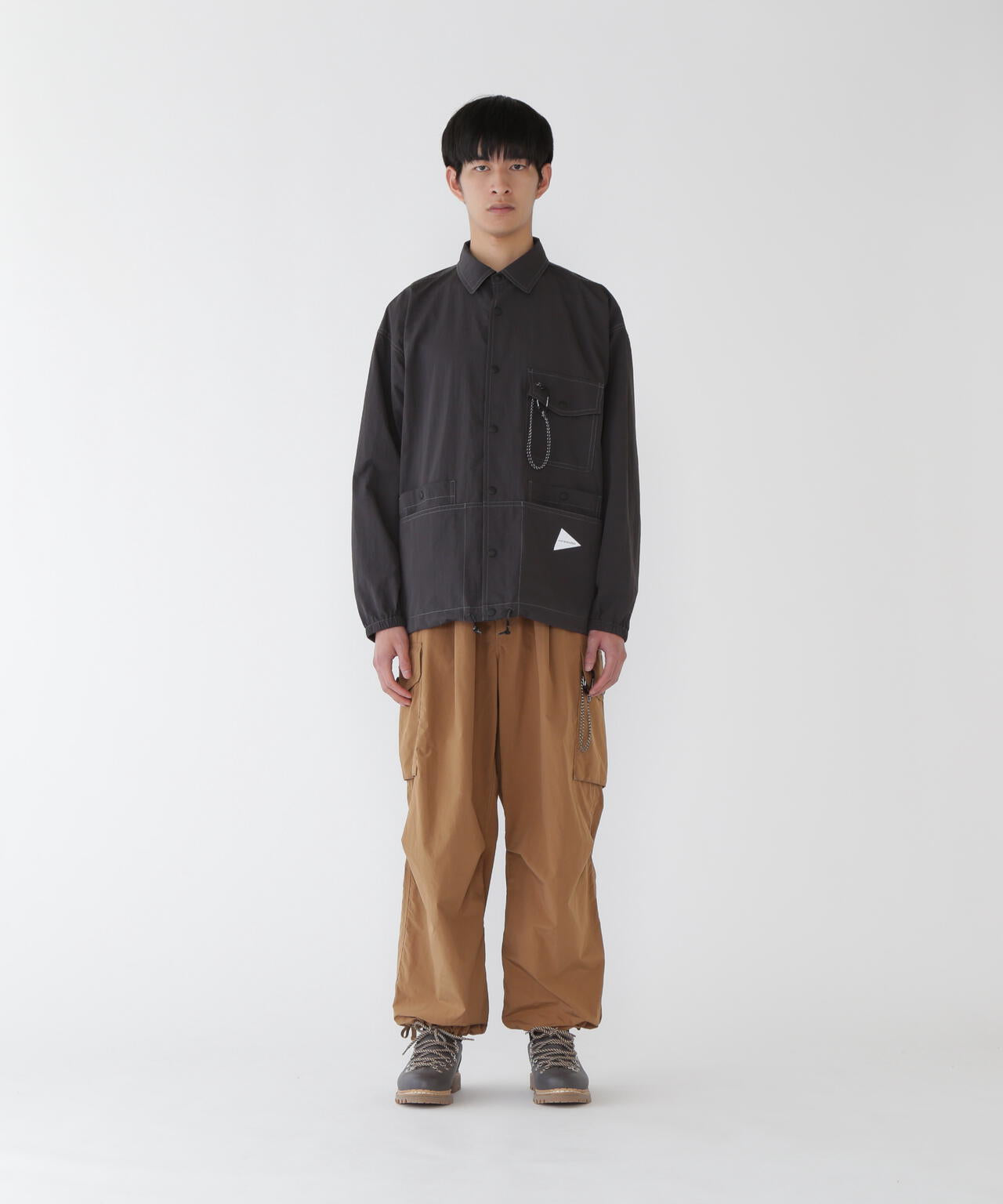 crinkled nylon shirts jacket