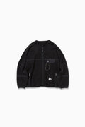 sweat cardigan - black
