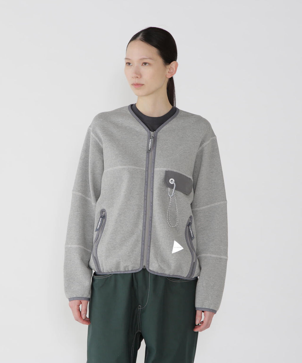 sweat cardigan