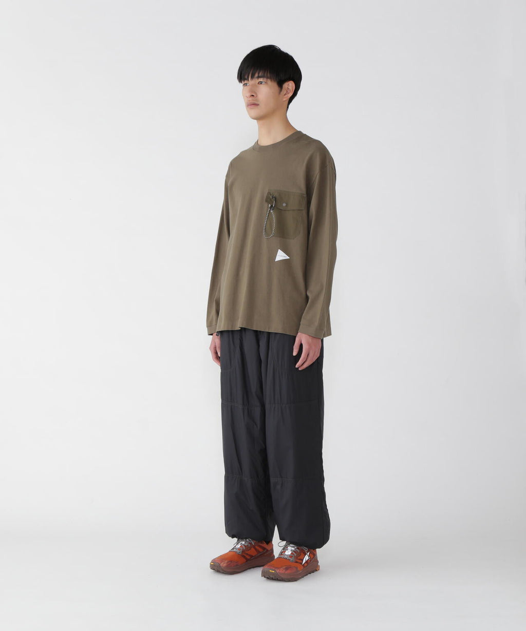 heavy cotton pocket LS T