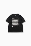 typography printed SS T - black