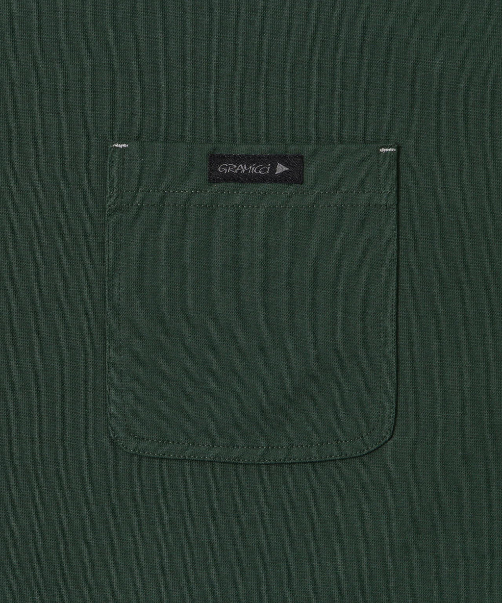 GRAMICCI × and wander backprint L/S tee