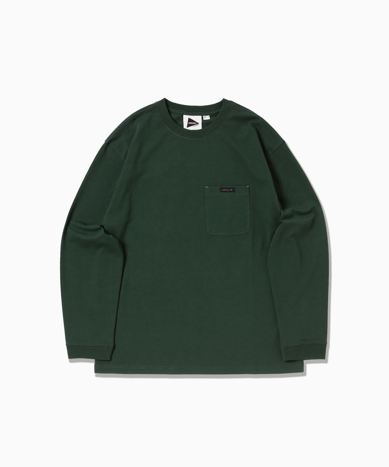 GRAMICCI × and wander backprint L/S tee - green
