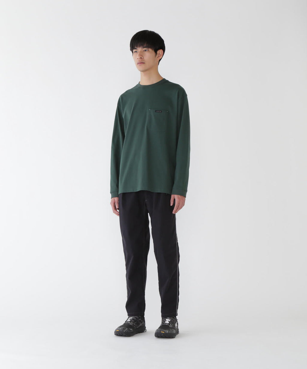 GRAMICCI × and wander backprint L/S tee