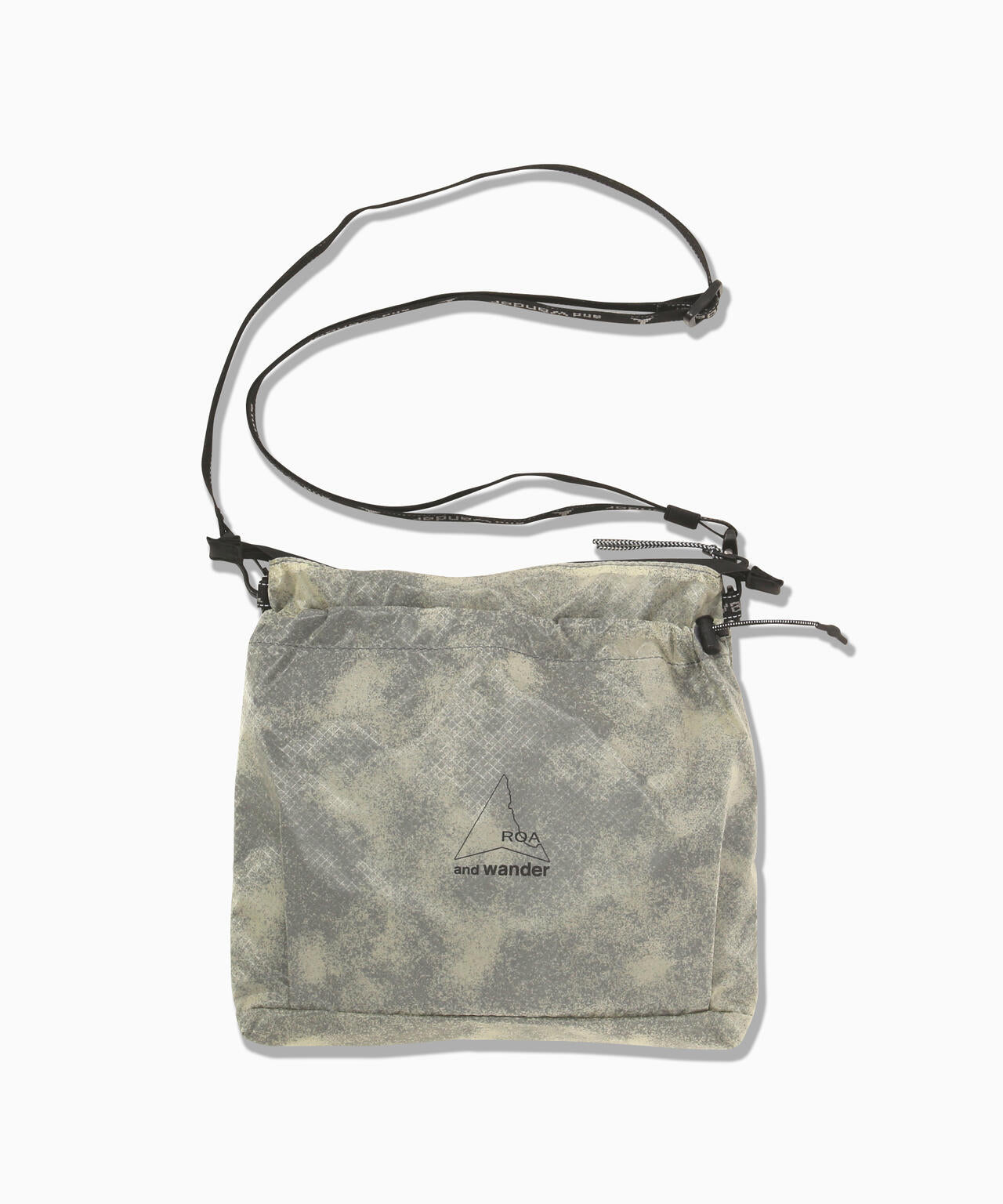 ROA x and wander  sil printed sacoche - l.gray