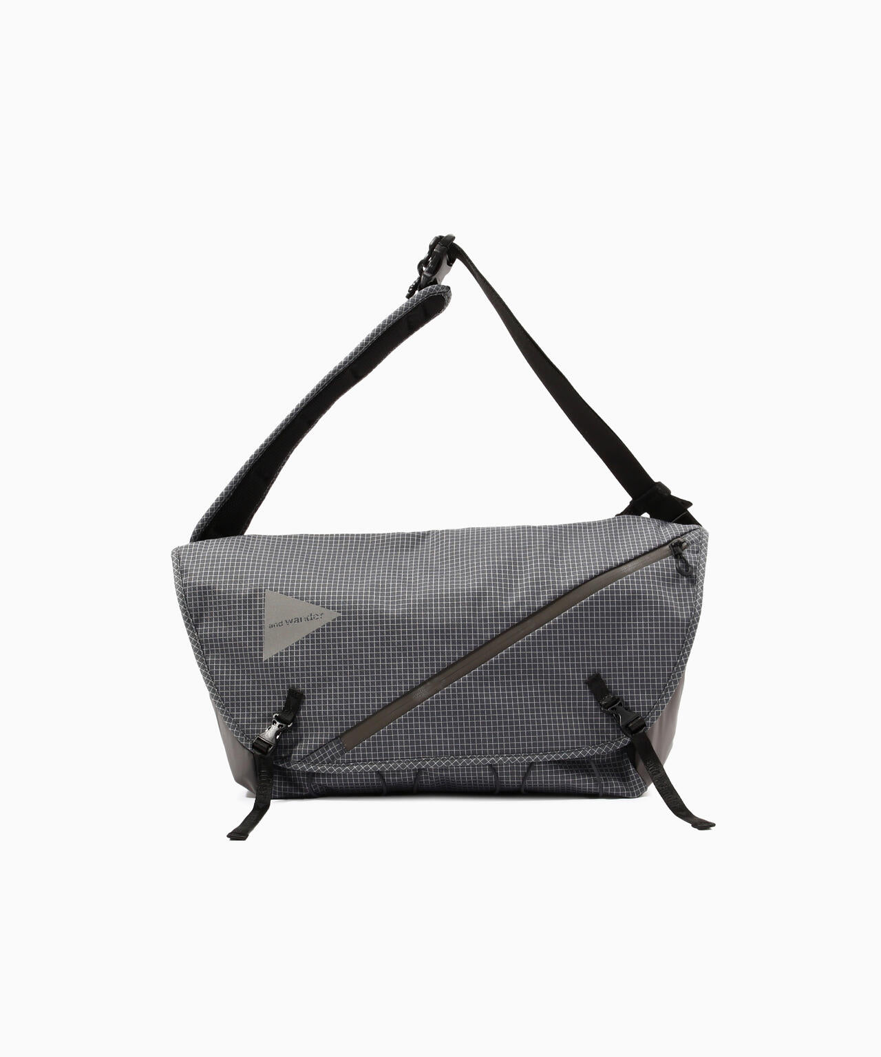 ocean rip messenger bag - gray