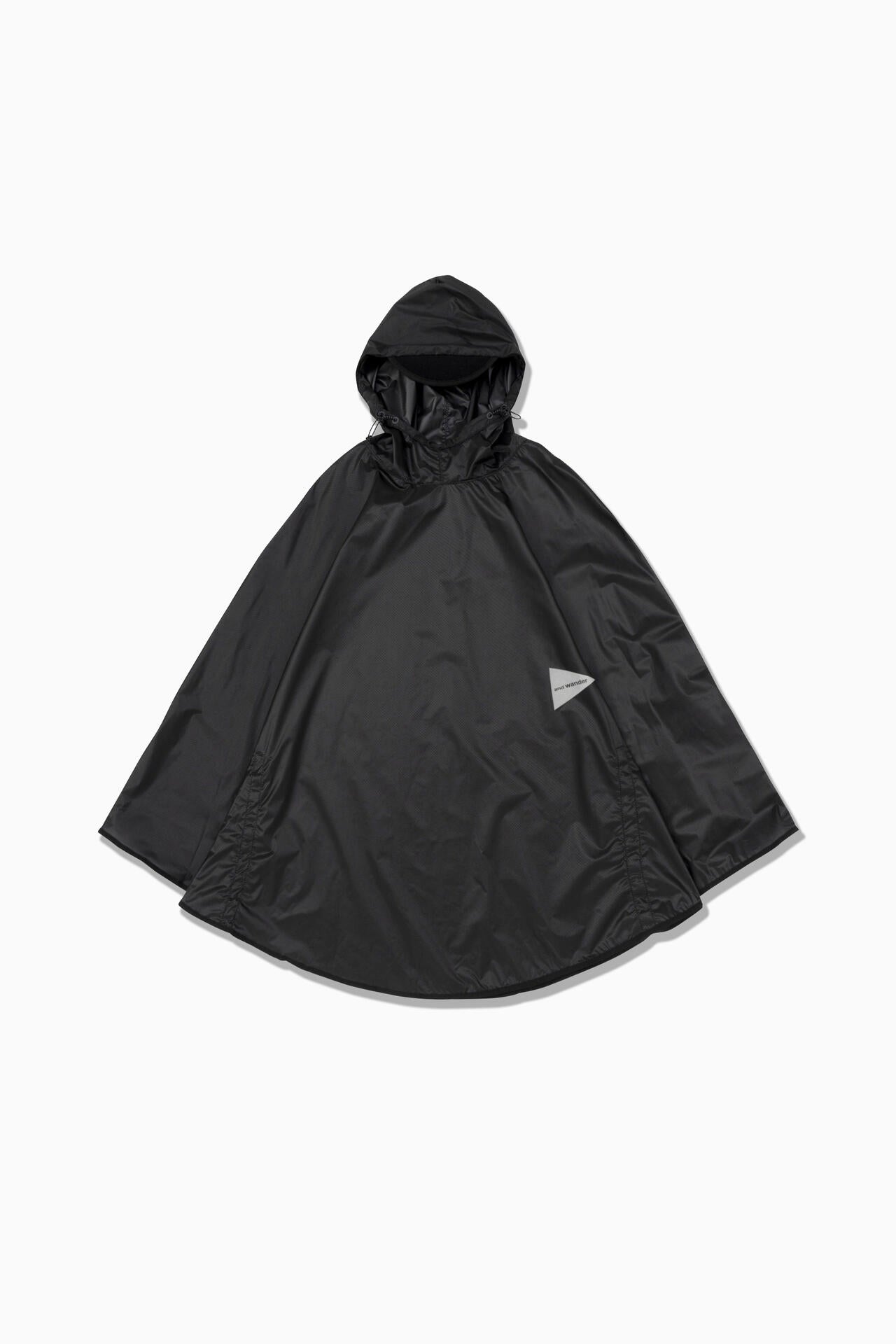 sil poncho - black
