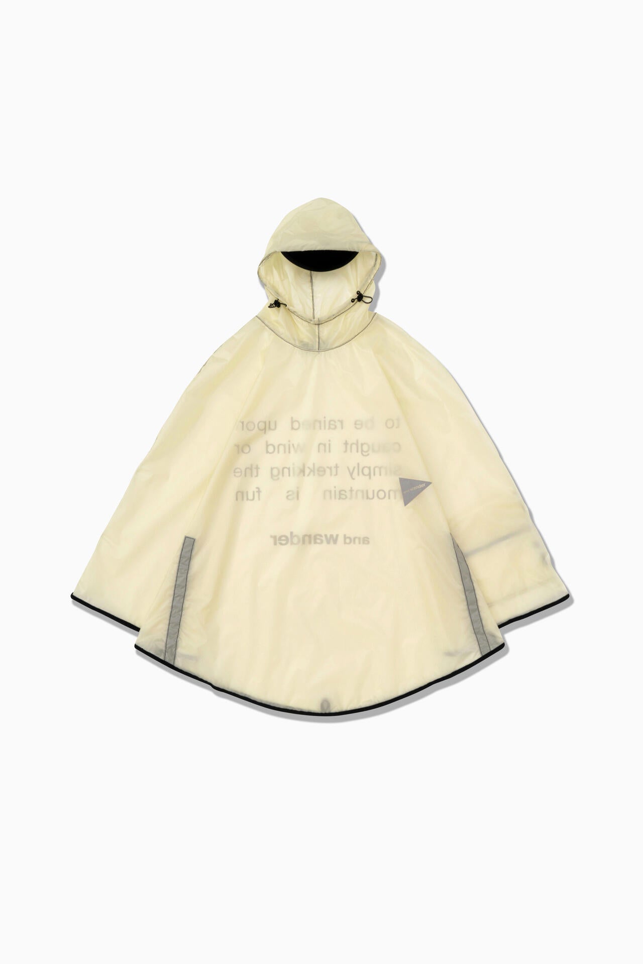 sil poncho - off white