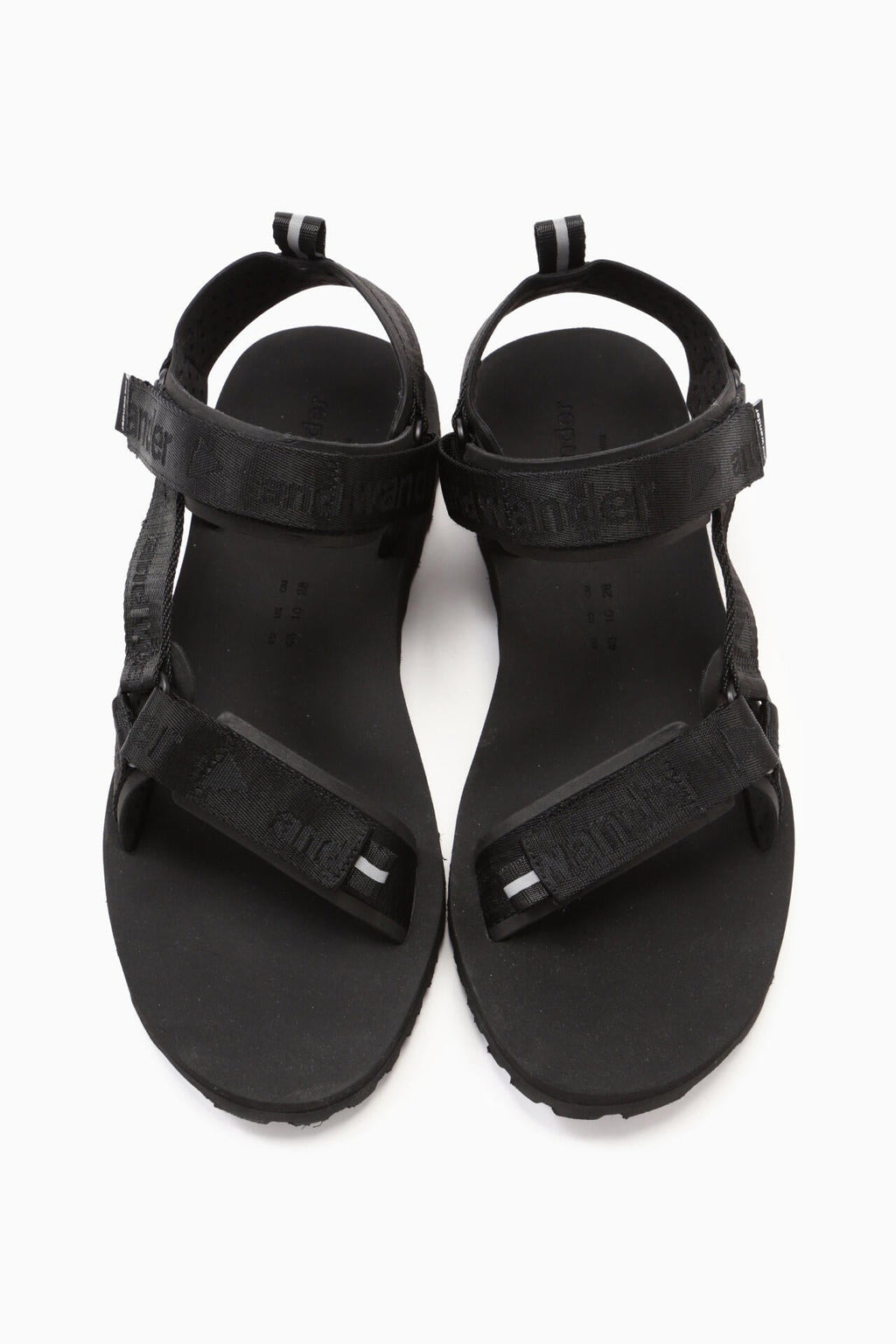 Ny JQ tape sandals - black