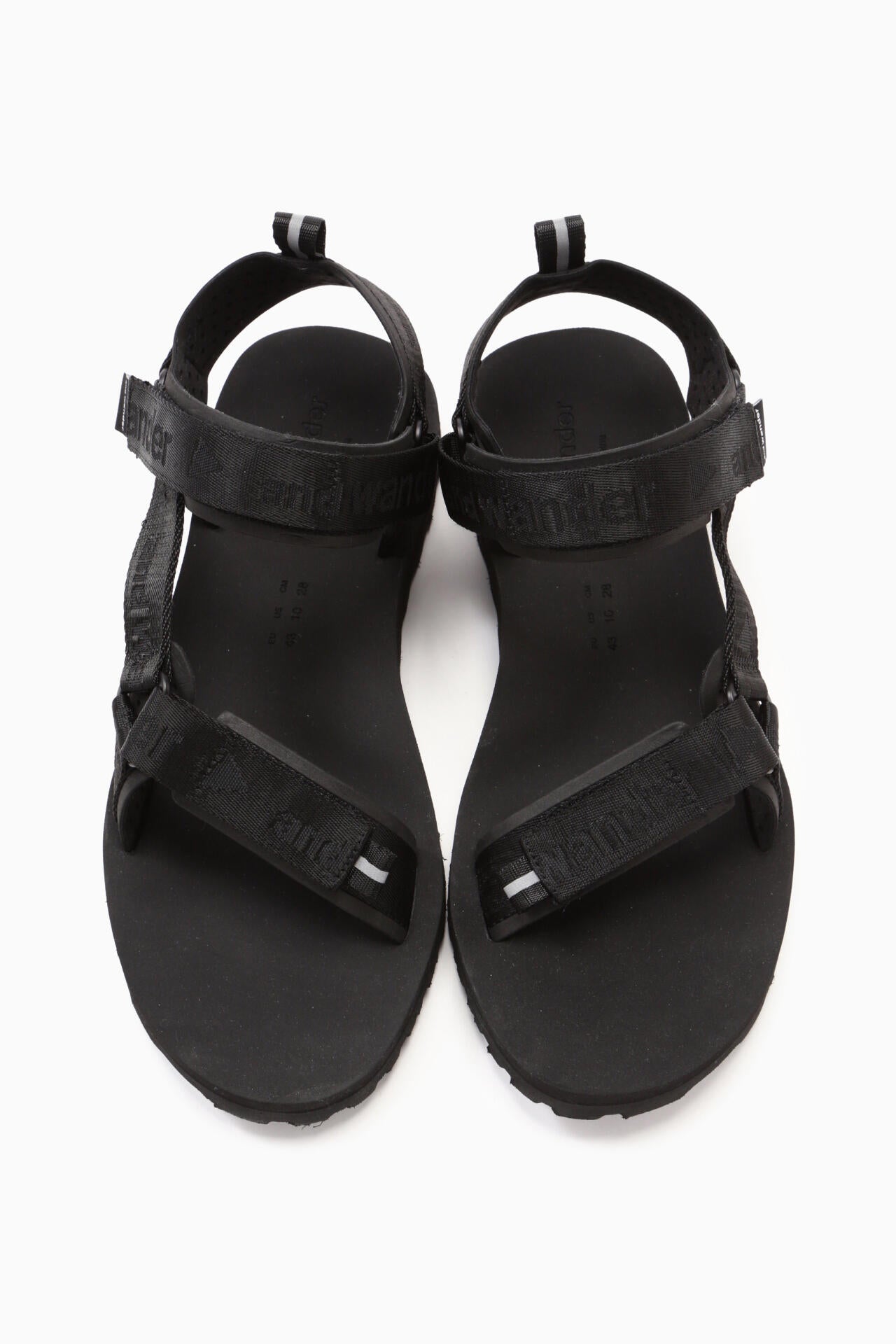Ny JQ tape sandals - black