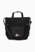 3D mesh 2way tote bag - black