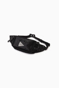 3D mesh waist bag - black