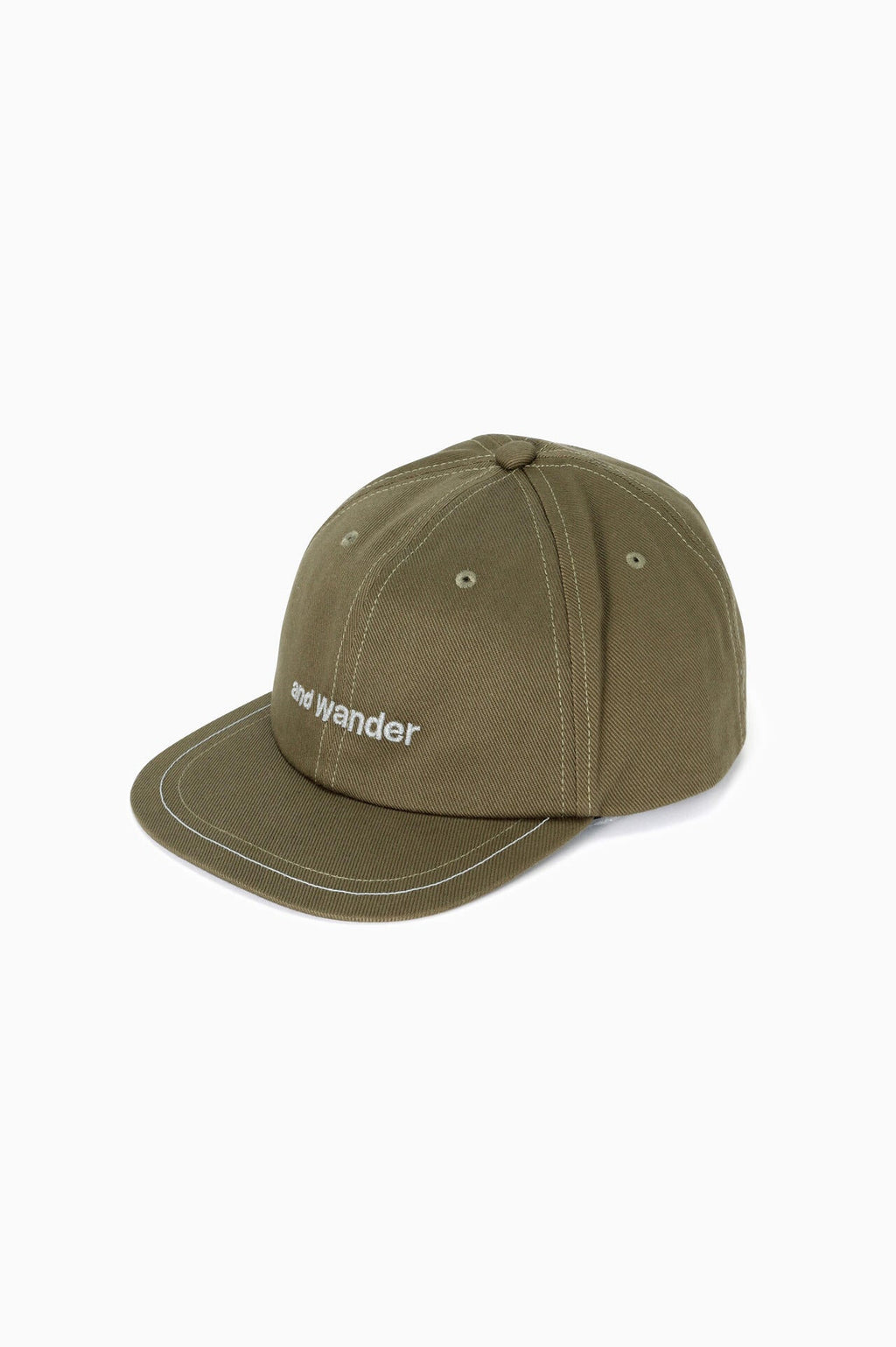 cotton twill cap - khaki