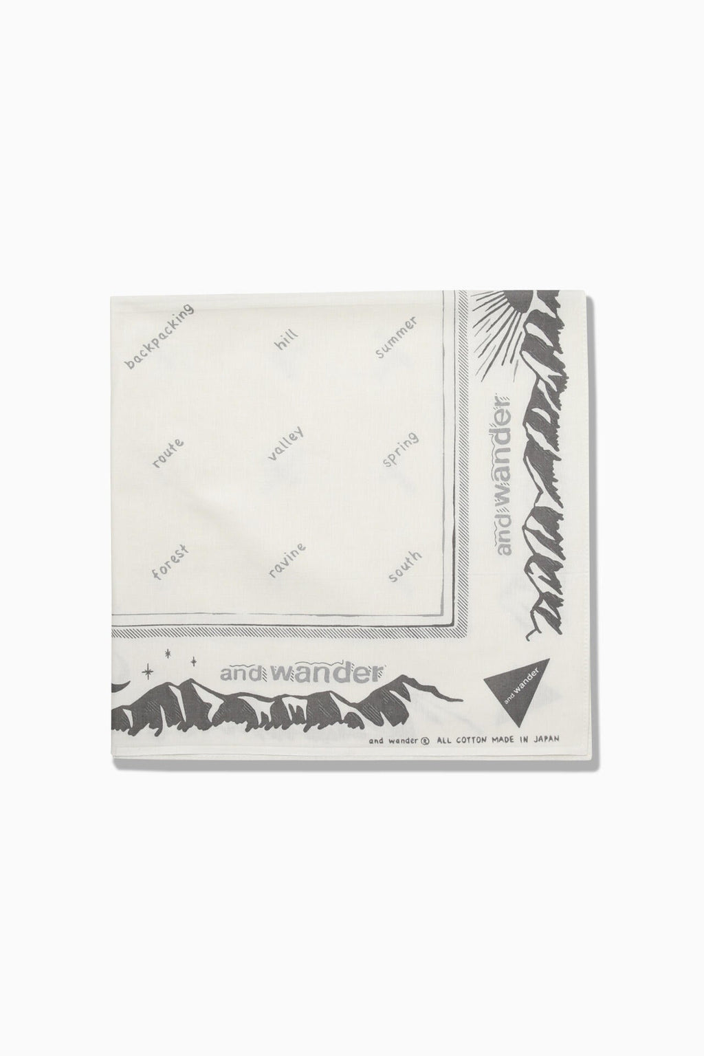 reflective words bandanna - off white