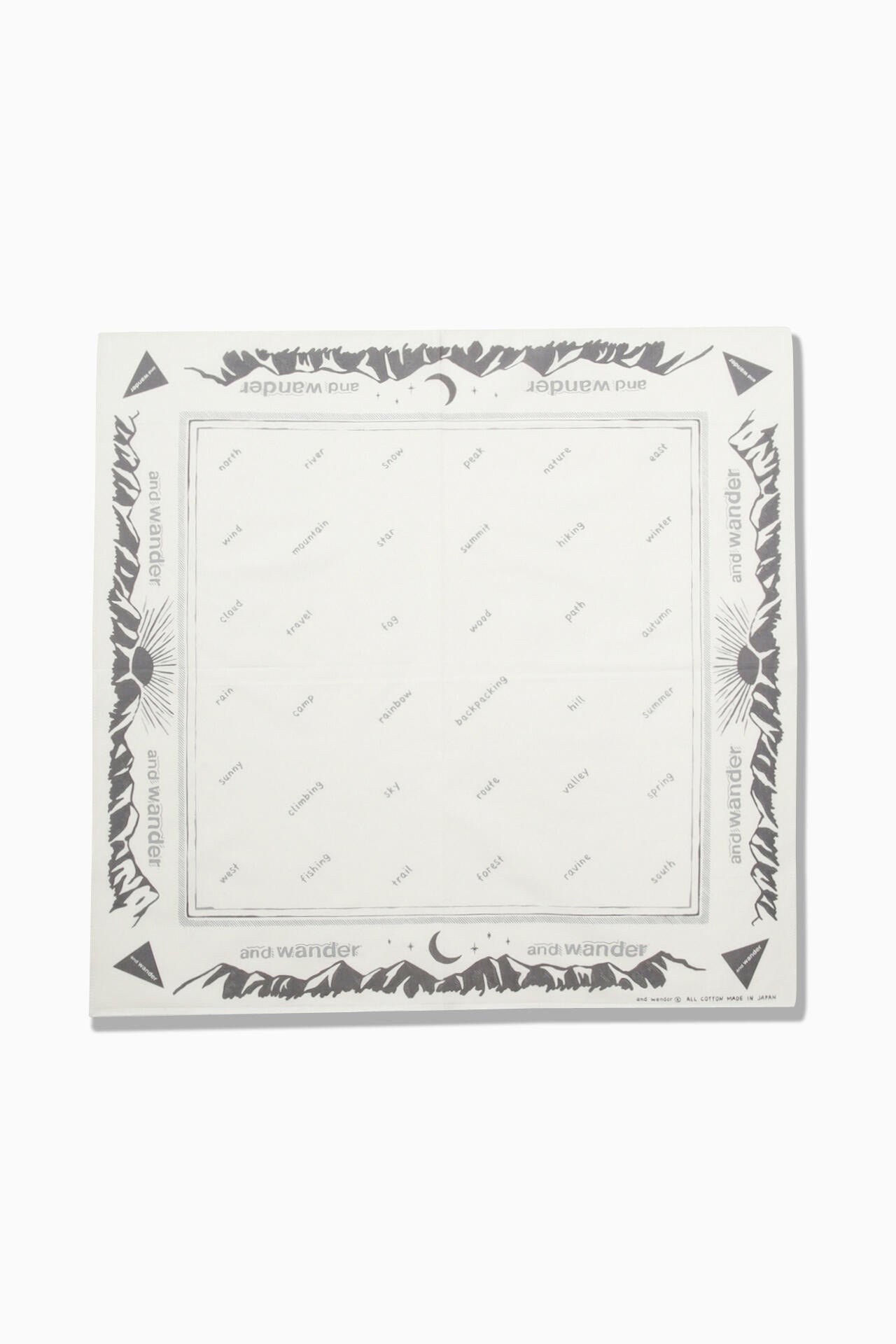 reflective words bandanna