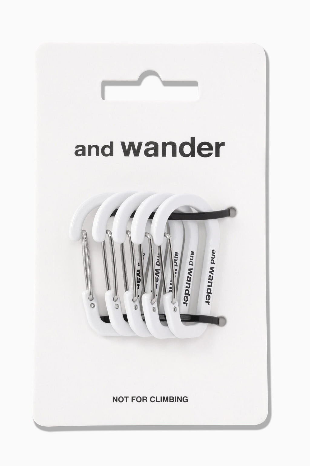 mini carabiner set - off white
