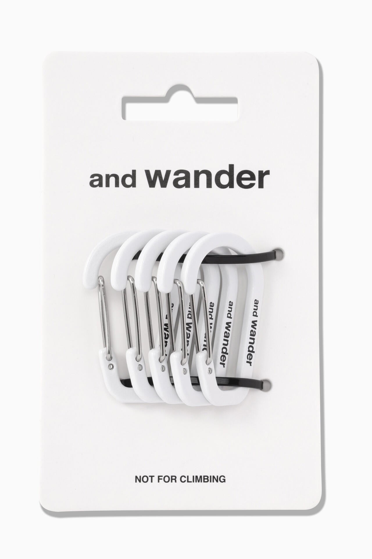 mini carabiner set - off white