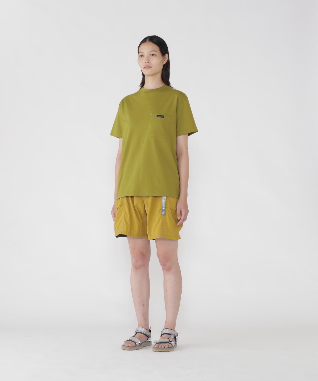 Gramicci × and wander  brushed nylon short pants