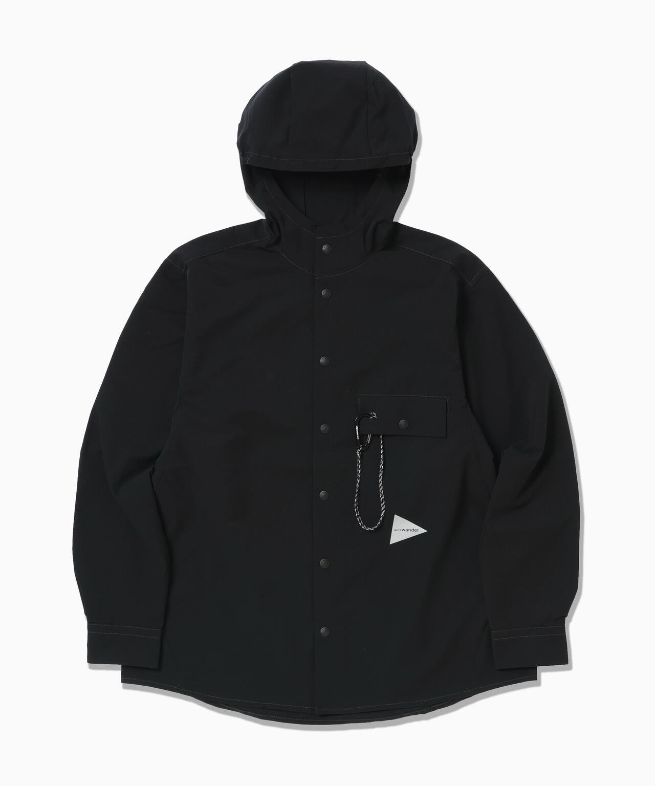 breathable hoodie - black