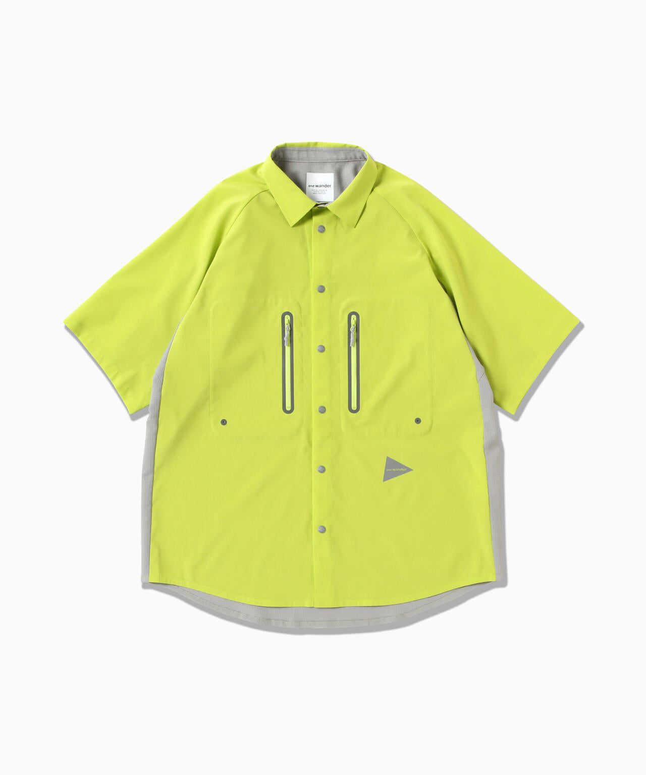 tech SS shirt - yellow green