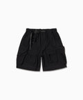 multi pocket short pants (M) - black