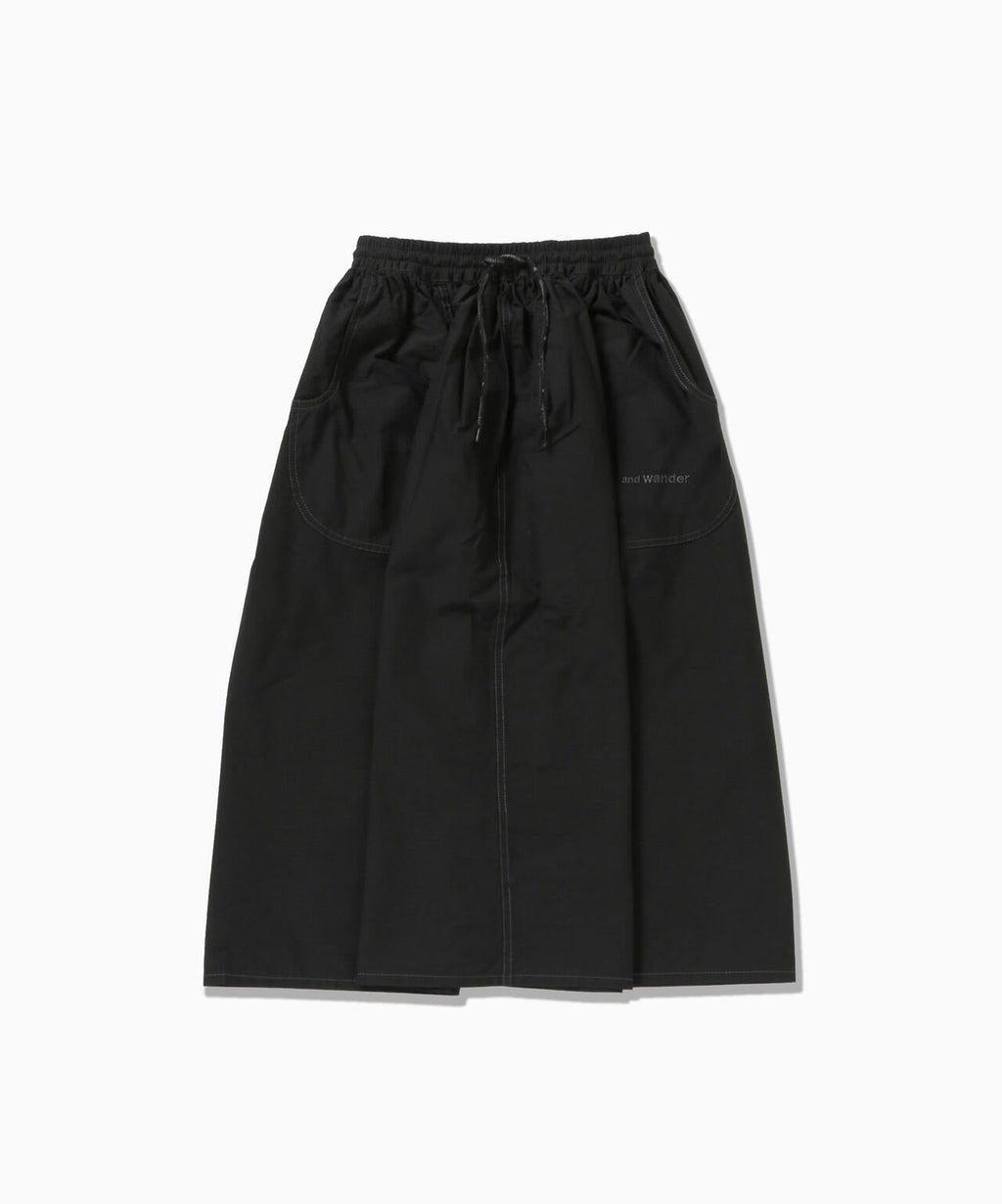 CORDURA cotton rip skirt (W) - black