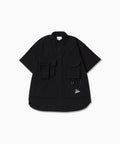 multi pocket SS shirt (M) - black