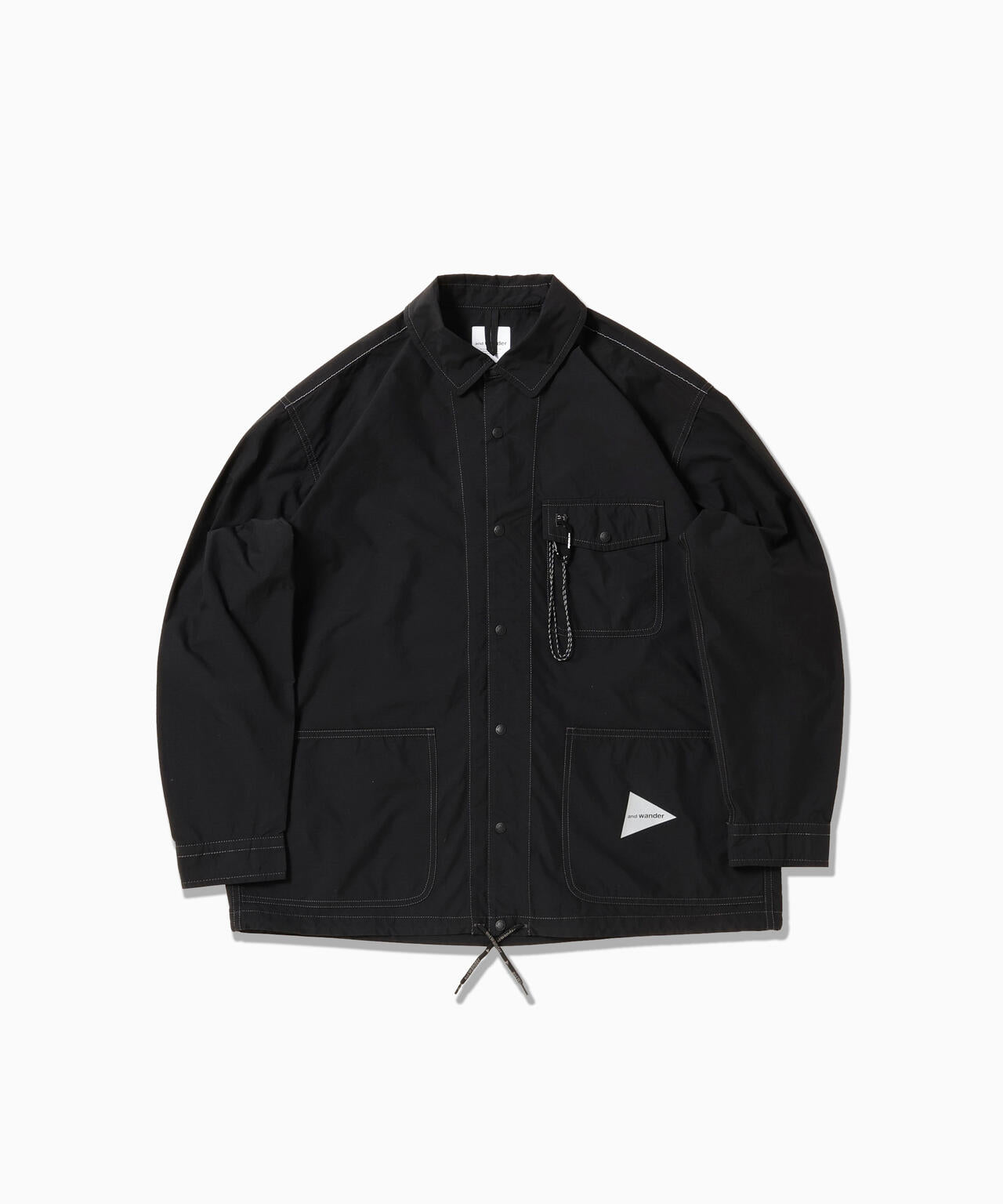 CORDURA cotton rip shirt jacket - black