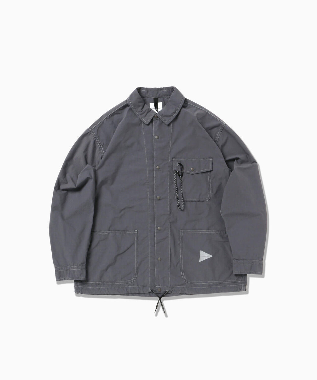CORDURA cotton rip shirt jacket - gray
