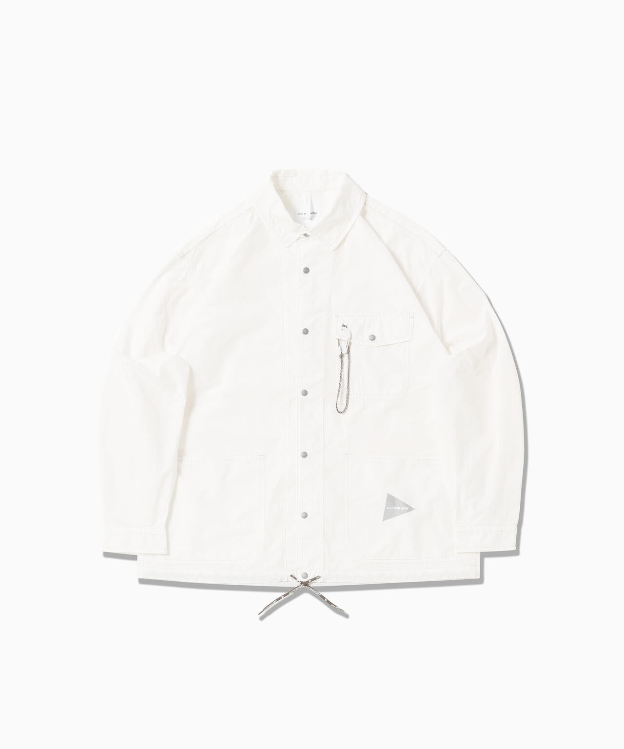 CORDURA cotton rip shirt jacket - white