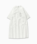 CORDURA cotton rip dress (W) - white